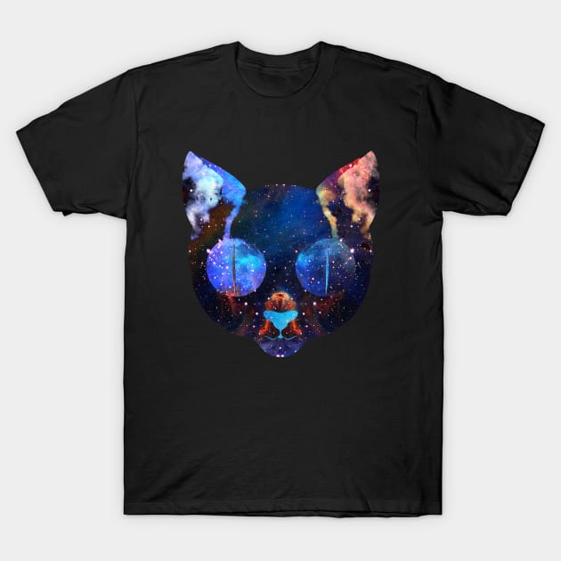 cat space T-Shirt by ariverrr